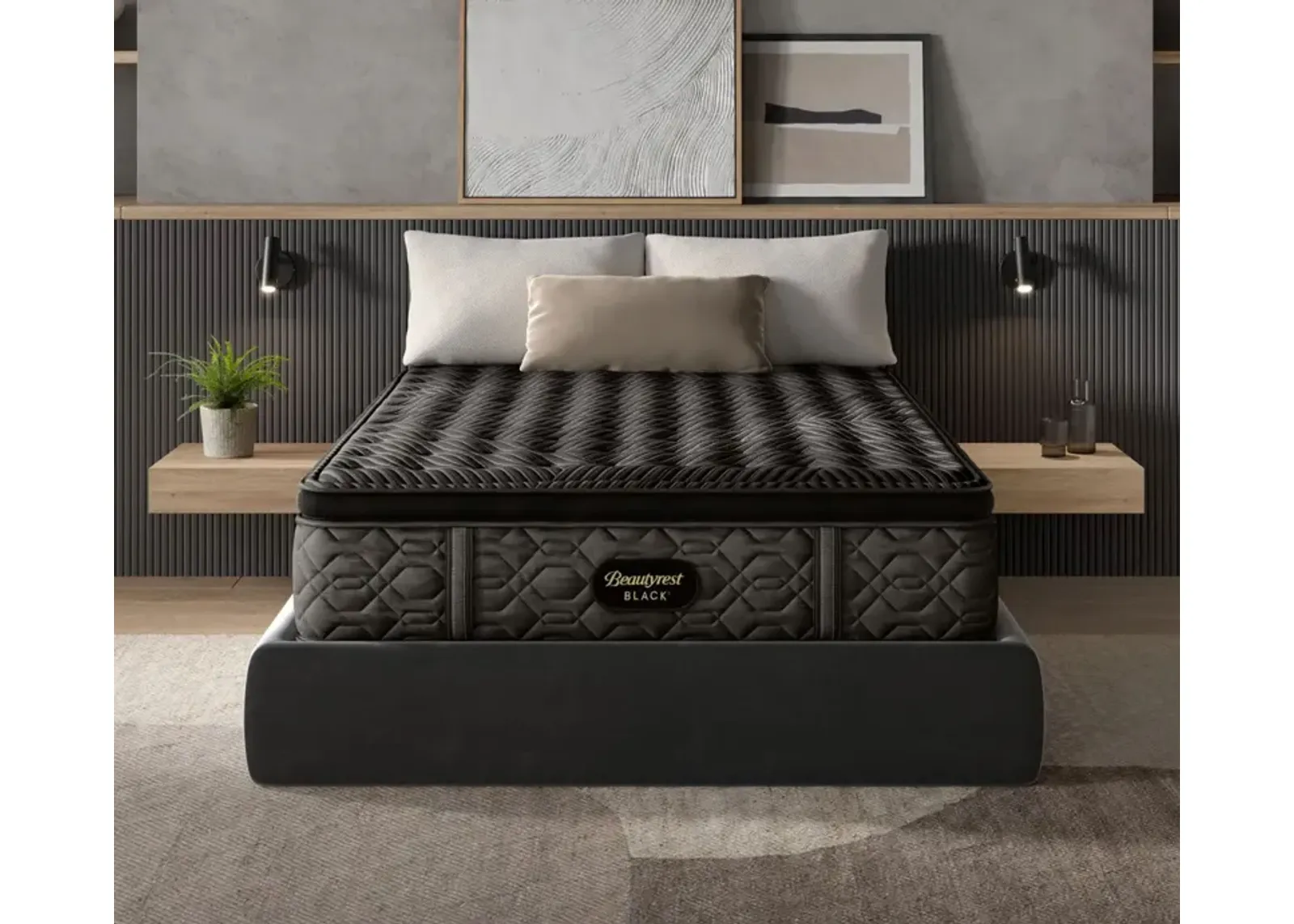 Simmons Beautyrest Black Series One Medium Pillow Top Mattress - Memory Foam - Full