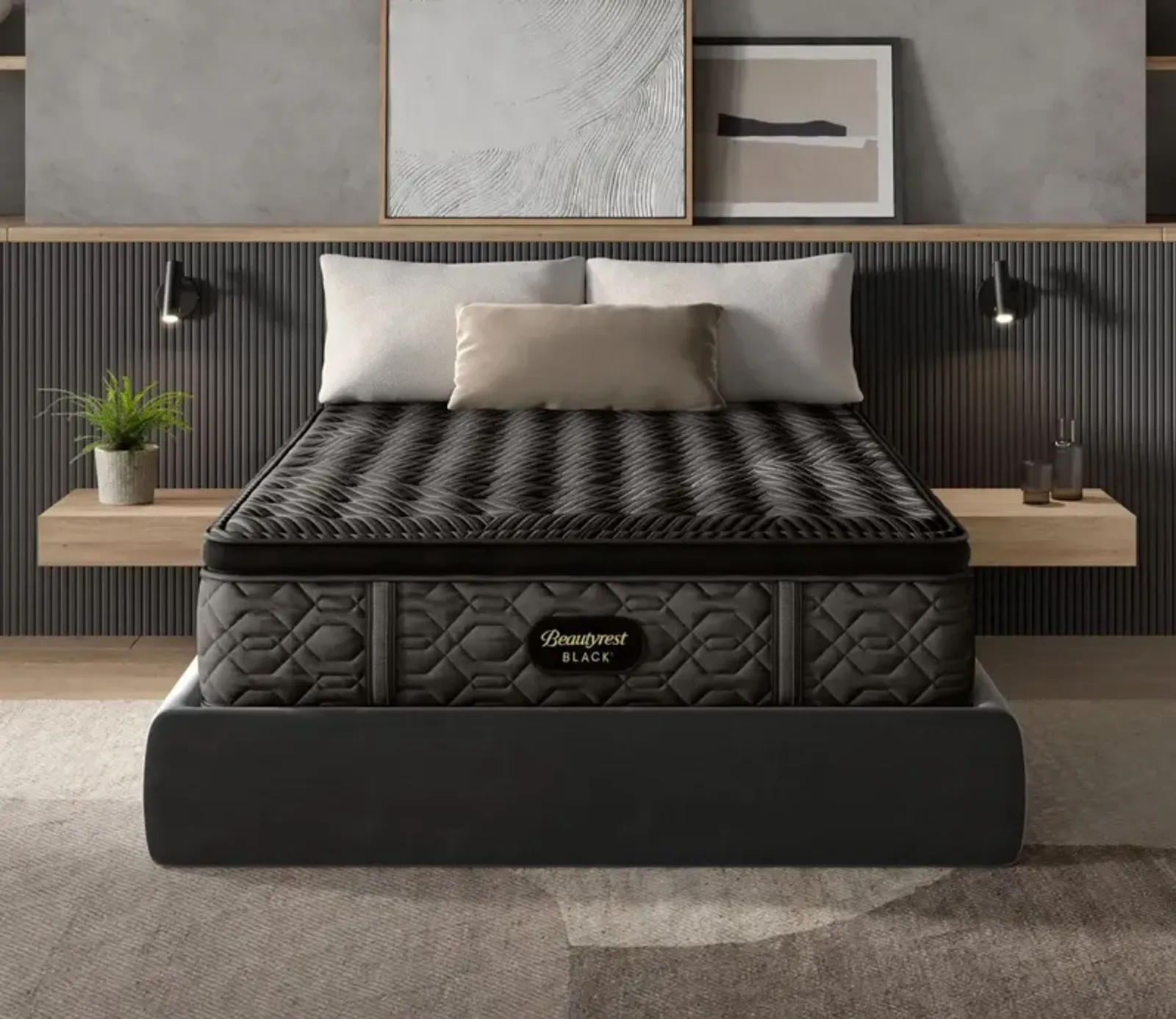 Simmons Beautyrest Black Series One Medium Pillow Top Mattress - Memory Foam - California King