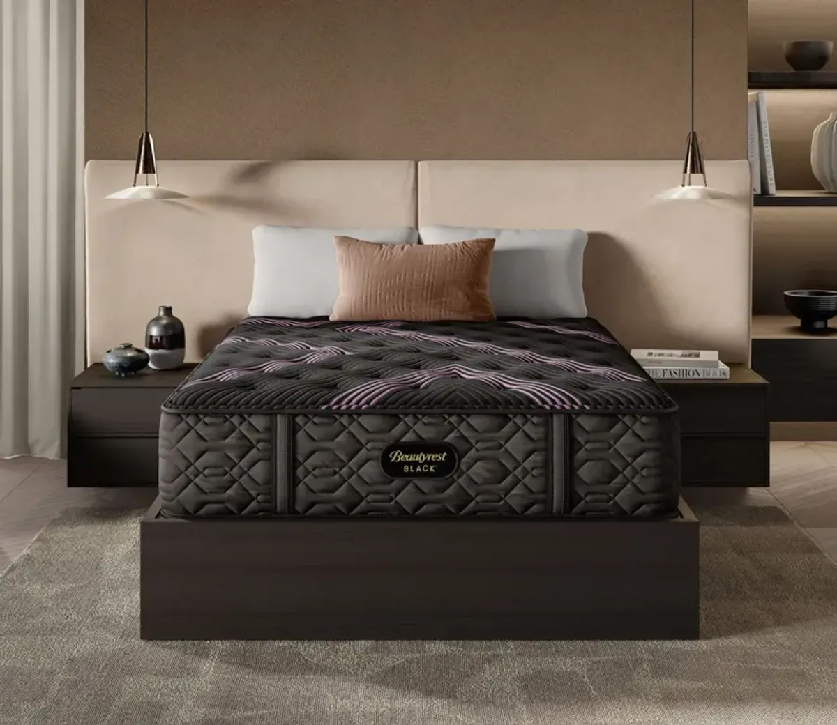 Simmons Beautyrest Black Series Two Plush Mattress - Memory Foam - Twin XL