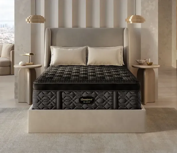 Simmons Beautyrest Black Series Four Plush Pillow Top Mattress - Memory Foam - Twin XL