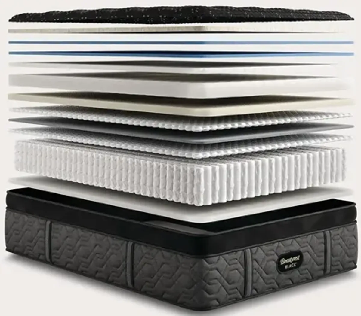 Simmons Beautyrest Black Series Four Medium Pillow Top Mattress - Memory Foam - California King