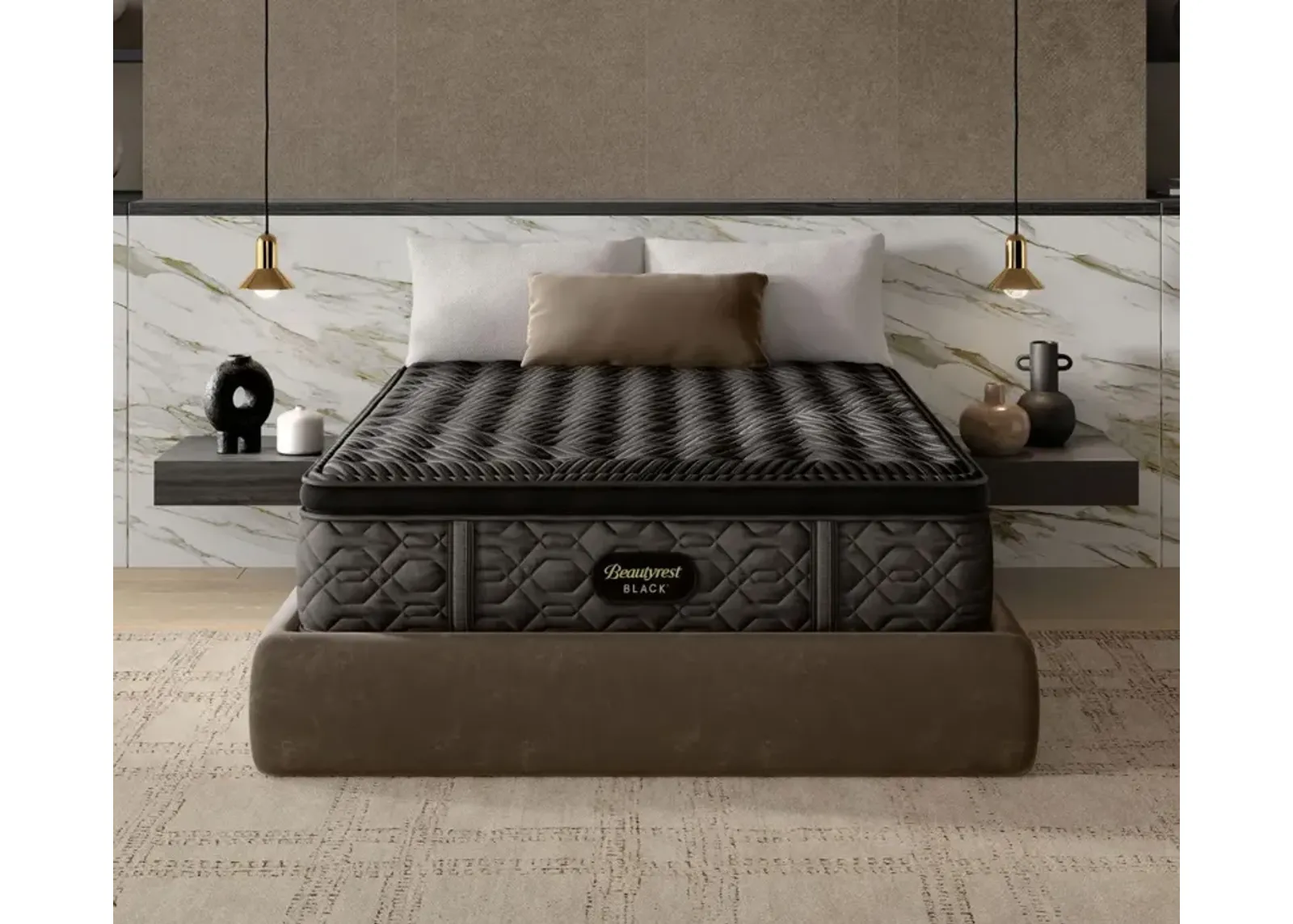 Simmons Beautyrest Black Series One Firm Pillow Top Mattress - Memory Foam - Full