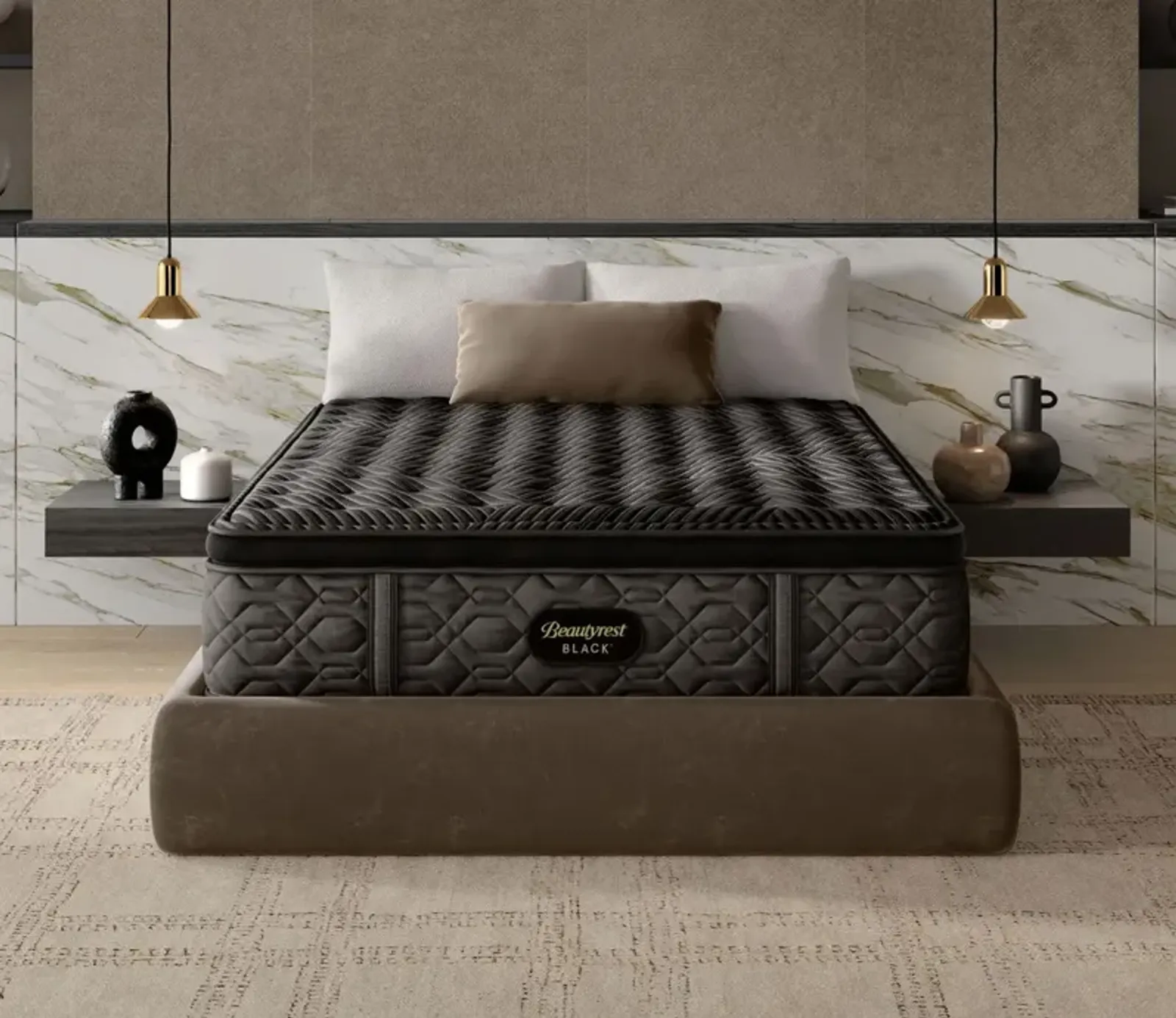 Simmons Beautyrest Black Series One Firm Pillow Top Mattress - Memory Foam - Full