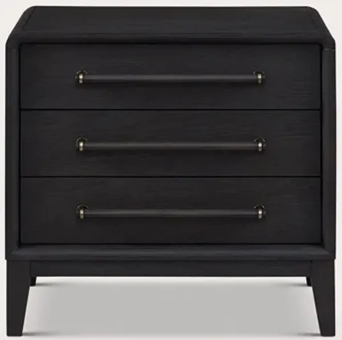 Bernard Furniture Group Elure Wood 3-Drawer Nightstand