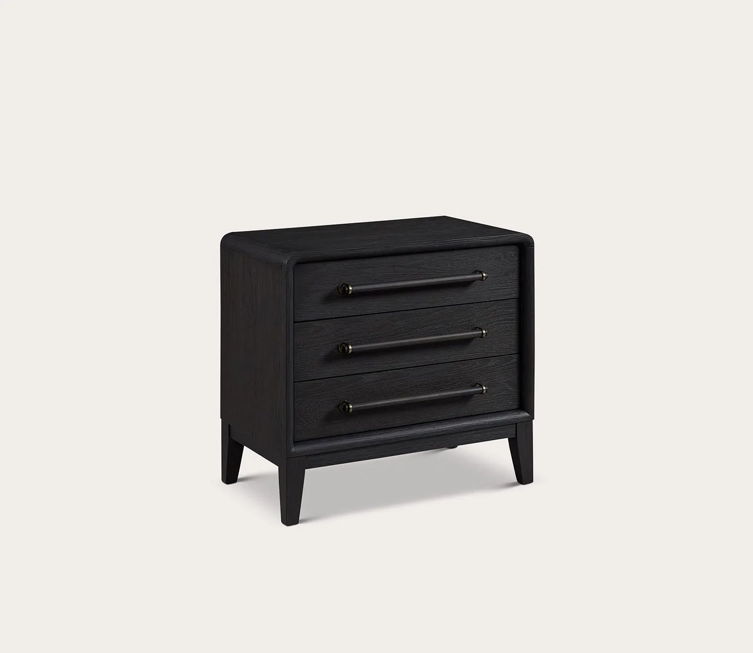 Bernard Furniture Group Elure Wood 3-Drawer Nightstand