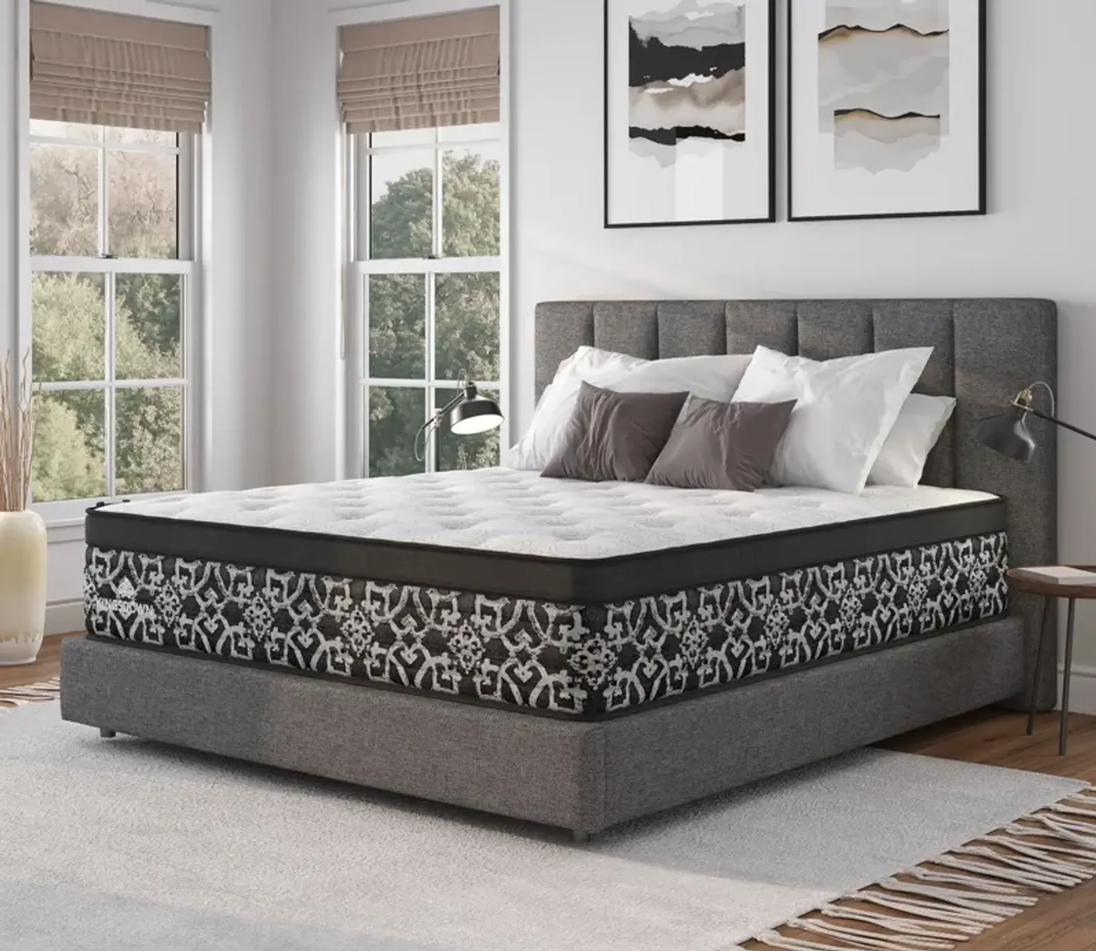 Kingsdown Onyx Sleep Plush Mattress Handcrafted - Queen