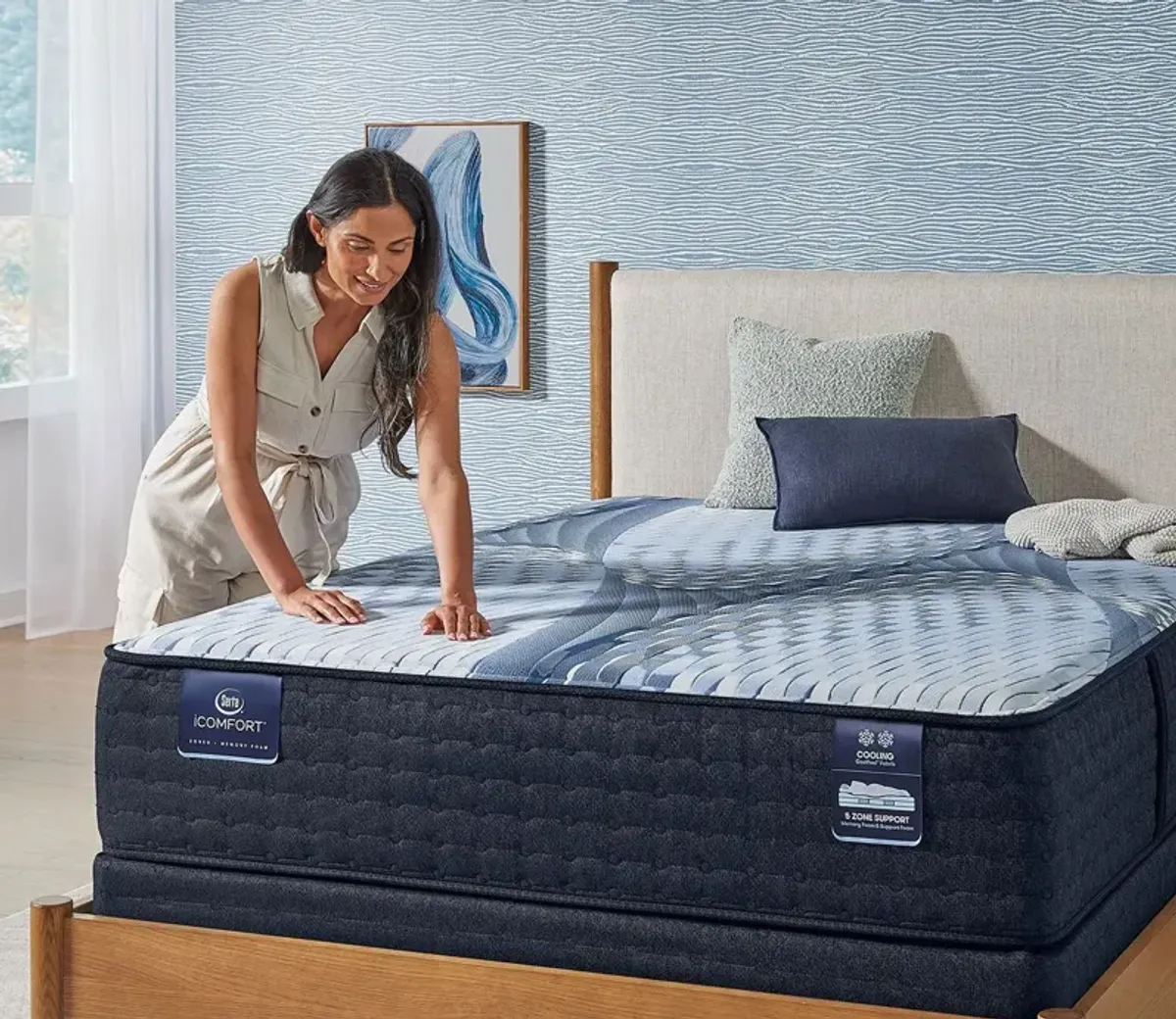 Serta iComfort Iona Medium Mattress - Memory Foam - Full