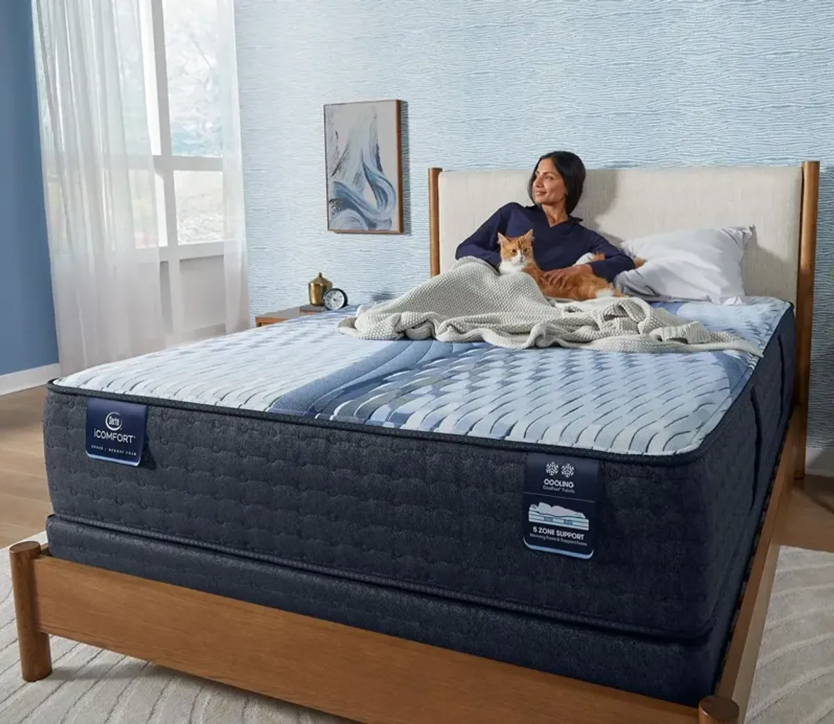 Serta iComfort Iona Medium Mattress - Memory Foam - Full