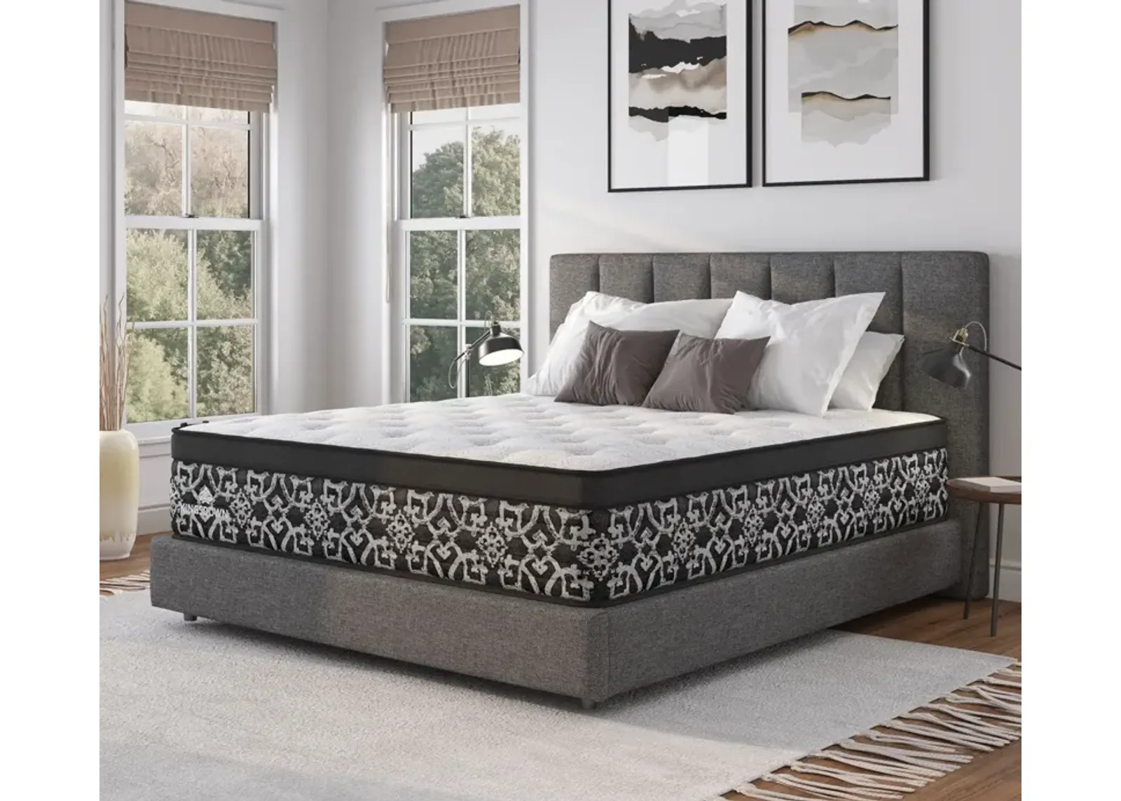 Kingsdown Onyx Sleep Plush Mattress Handcrafted - Twin XL