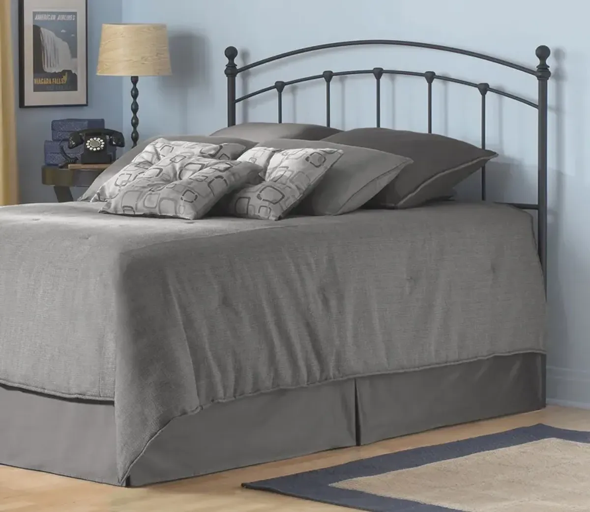 City Mattress Odie Metal Headboard - Queen