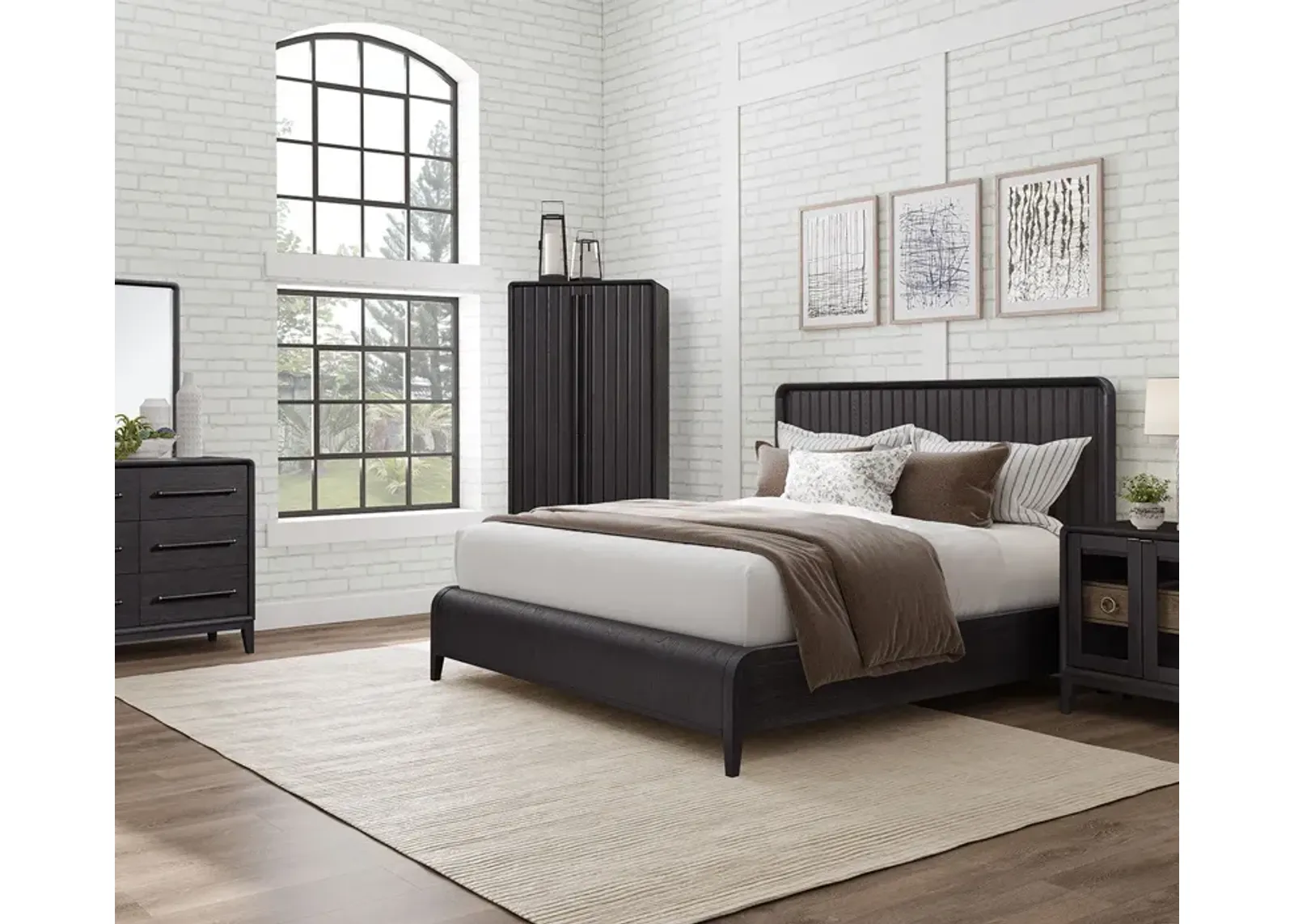 Bernards Furniture Group Elure Waterfall Bedroom Set - King