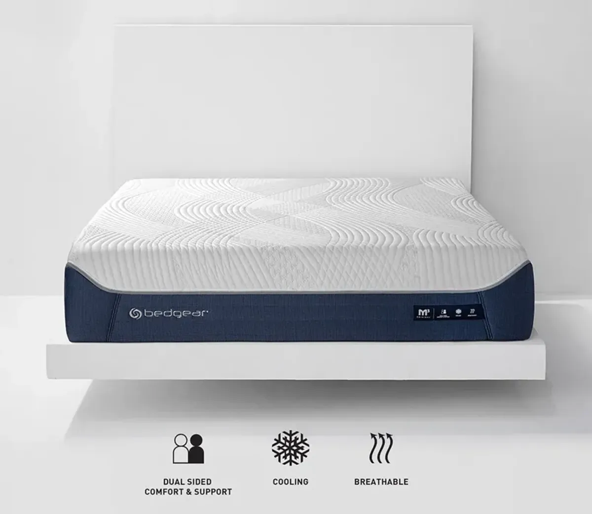 Bedgear M3 Performance® Mattress - Split Head King