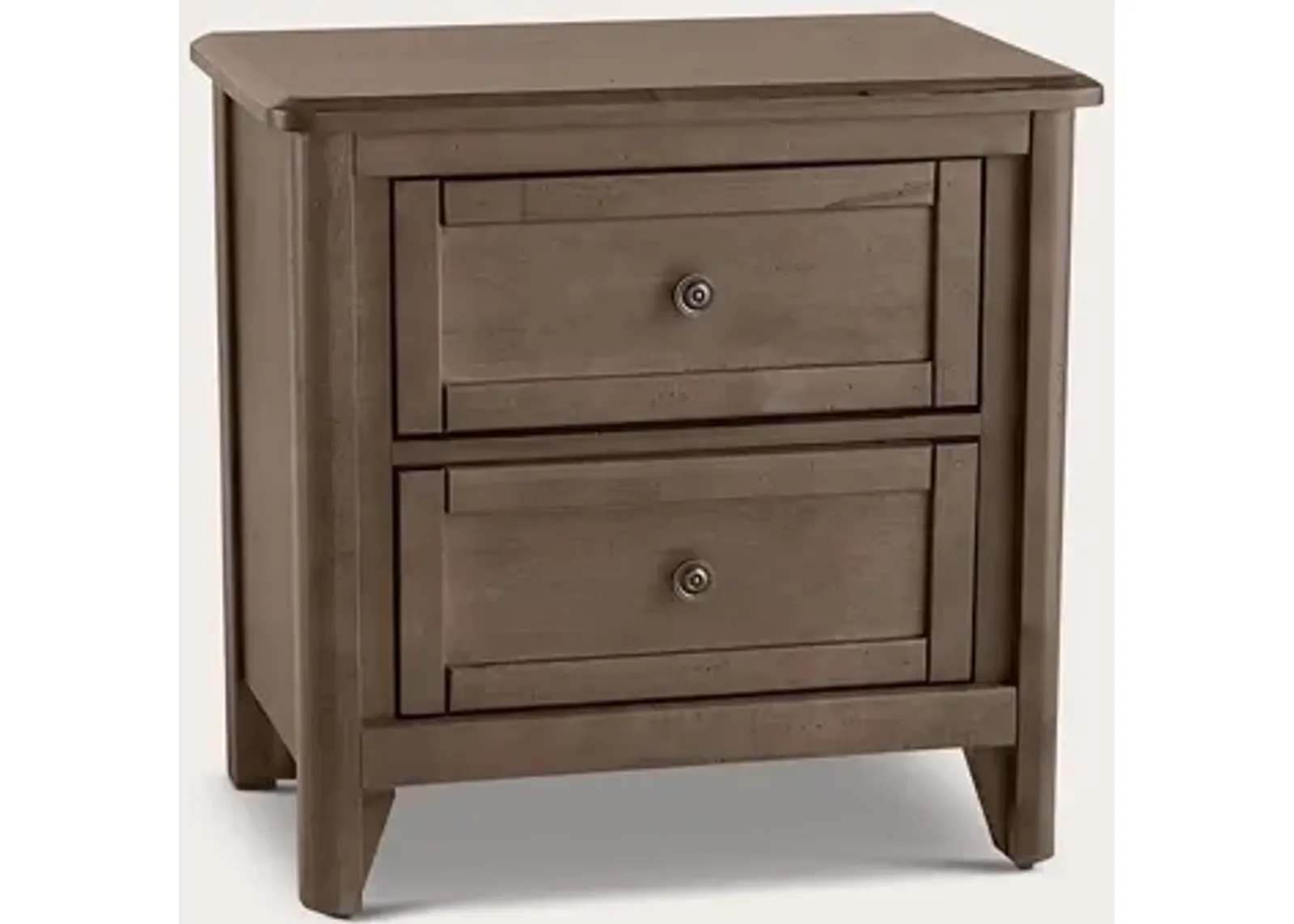 Vaughan Bassett Woodbridge 2-Drawer Nightstand - Dark Cashmere