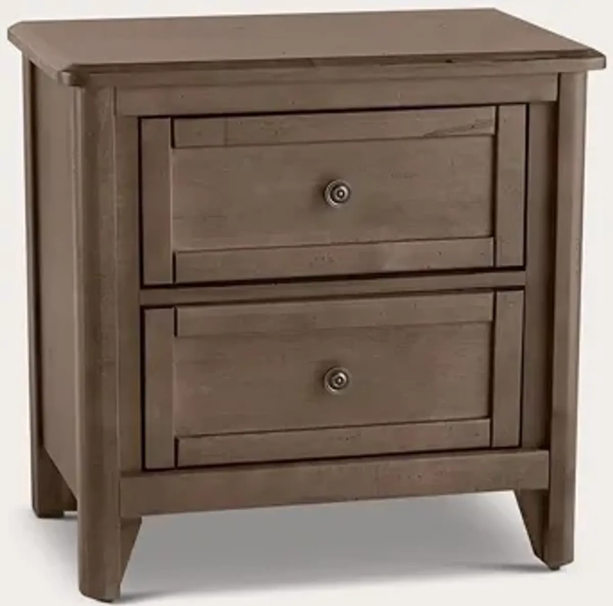 Vaughan Bassett Woodbridge 2-Drawer Nightstand - Dark Cashmere