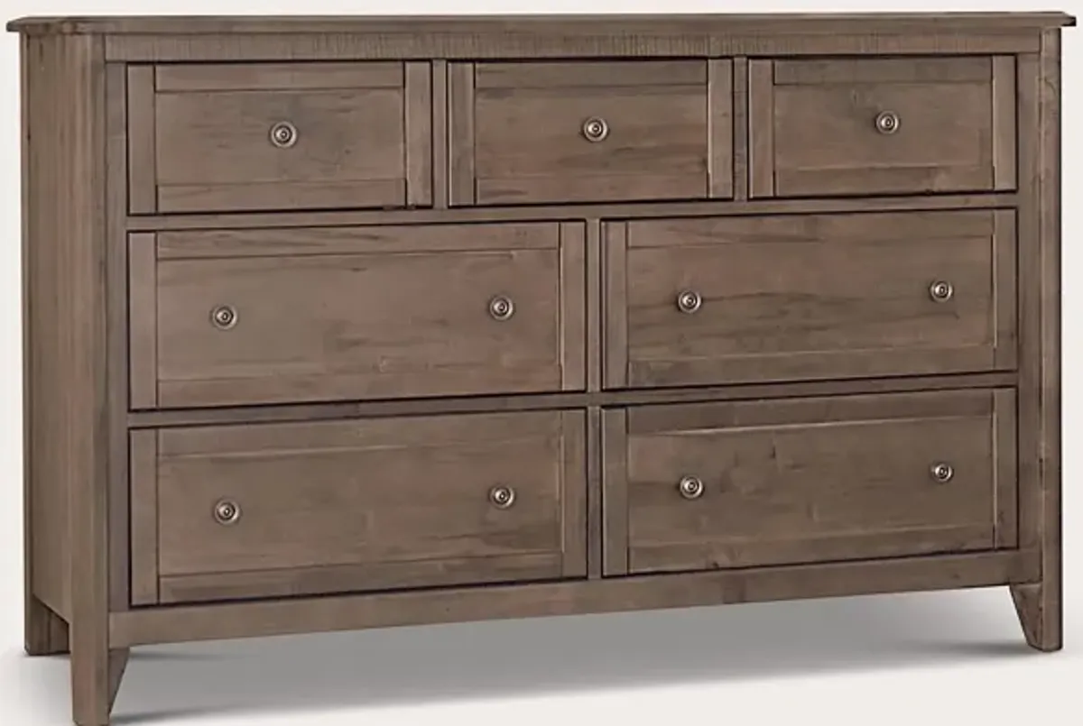 Vaughan Bassett Woodbridge 7-Drawer Dresser - Dark Cashmere