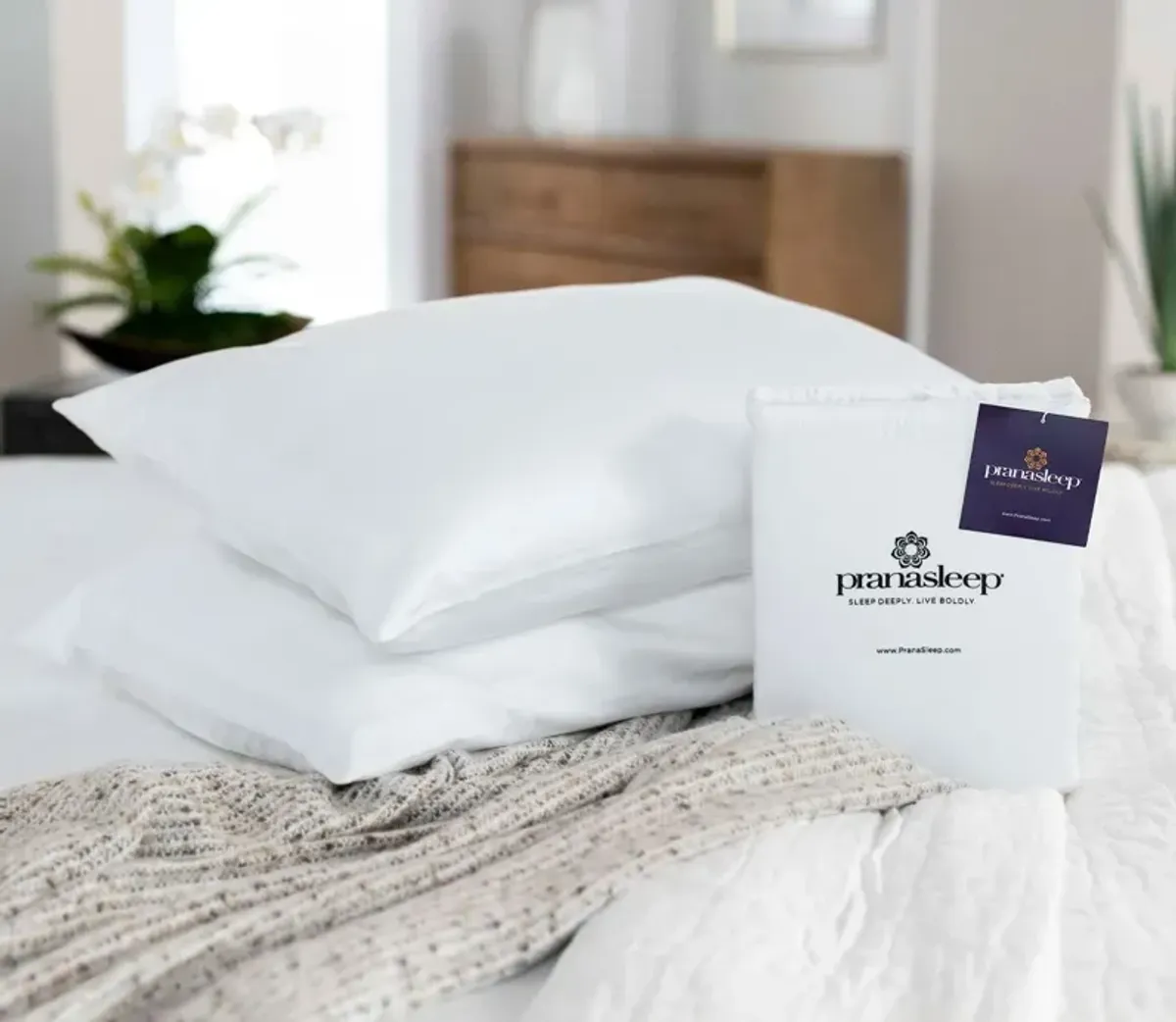 PranaSleep Down Pillow - Standard