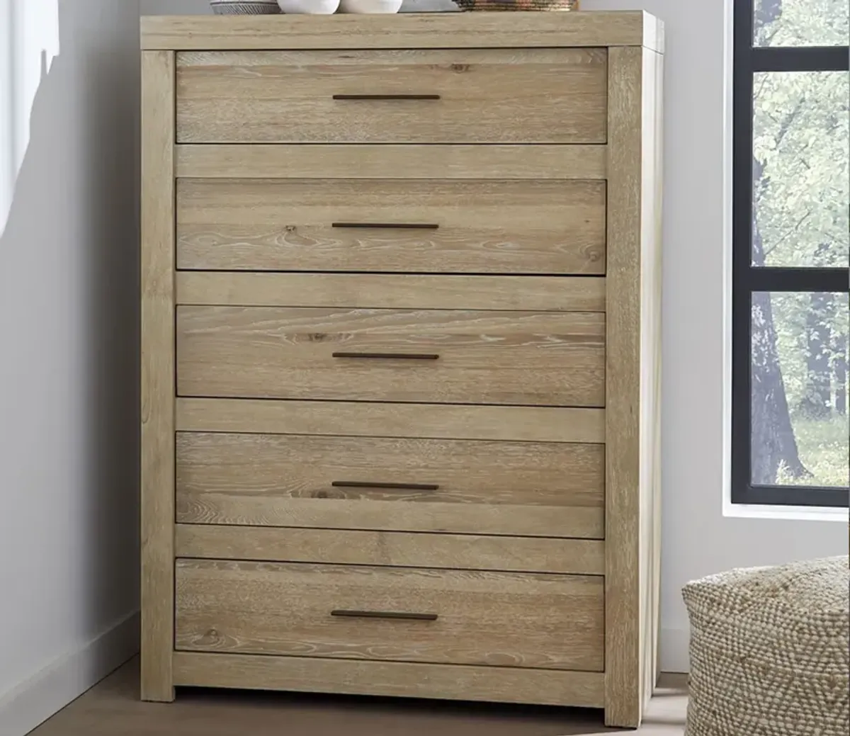 Aspen Home Modern Loft 5-Drawer Chest