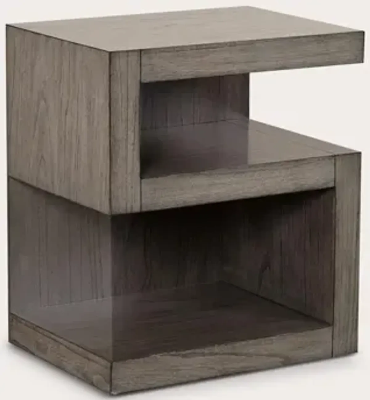 Aspen Home Modern Loft S-Shaped Nightstand - Khaki