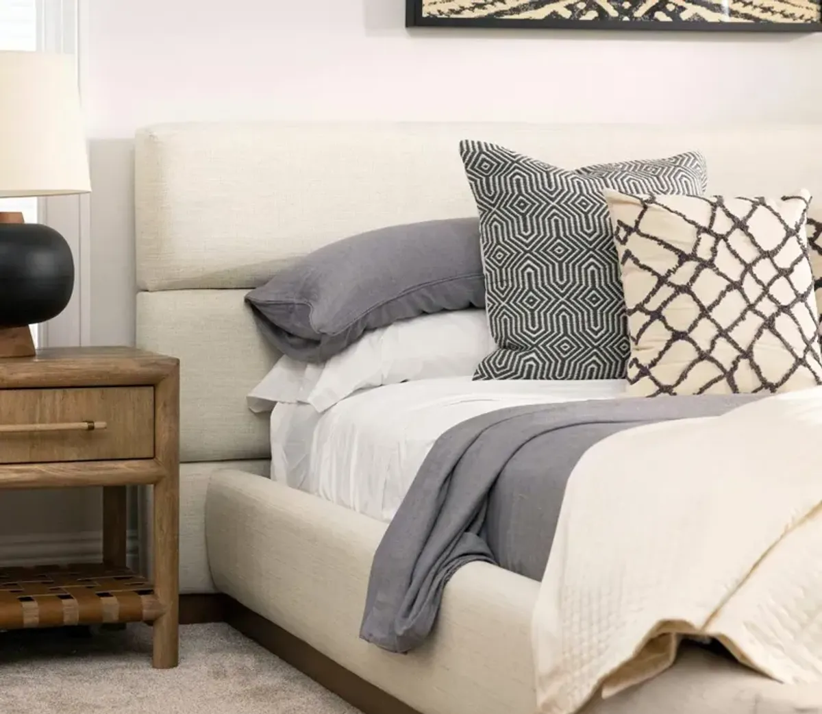 CM Home Bliss Modular Bed - Heather - King