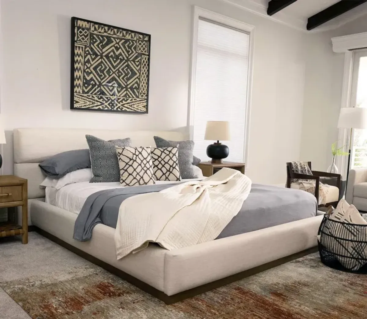CM Home Bliss Modular Bed - Heather - King