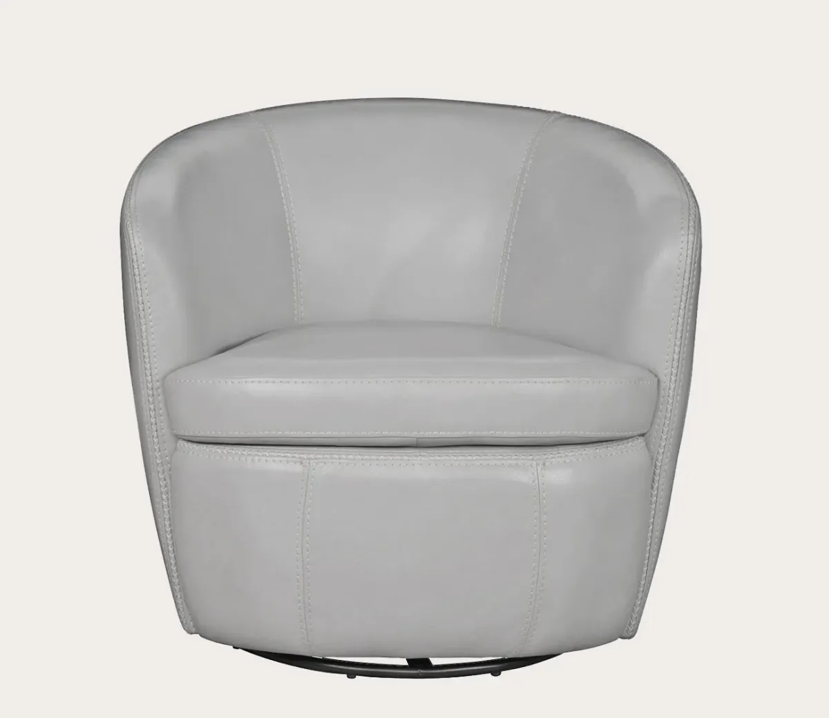 Parker House Barolo Swivel Club Chair - Ice