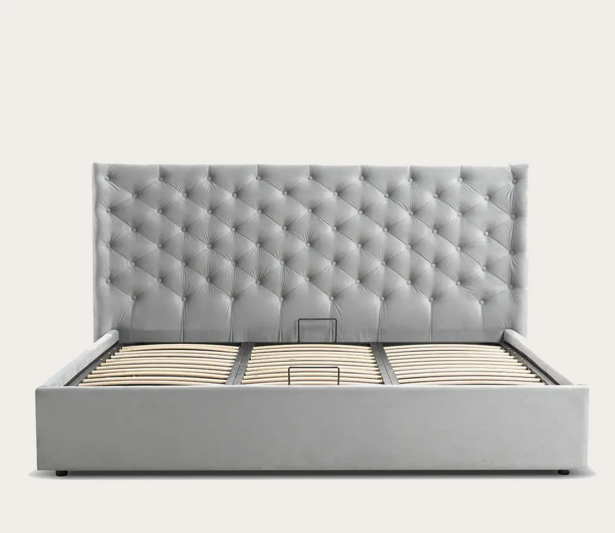 Casa Bianca Parker Tufted Velvet Upholstered Storage Bed