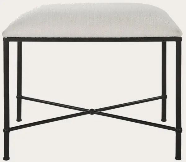 Uttermost Avenham Small Black Framed Bench