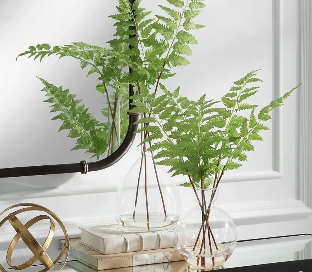 Uttermost Country Faux Fern Plants Set of 2