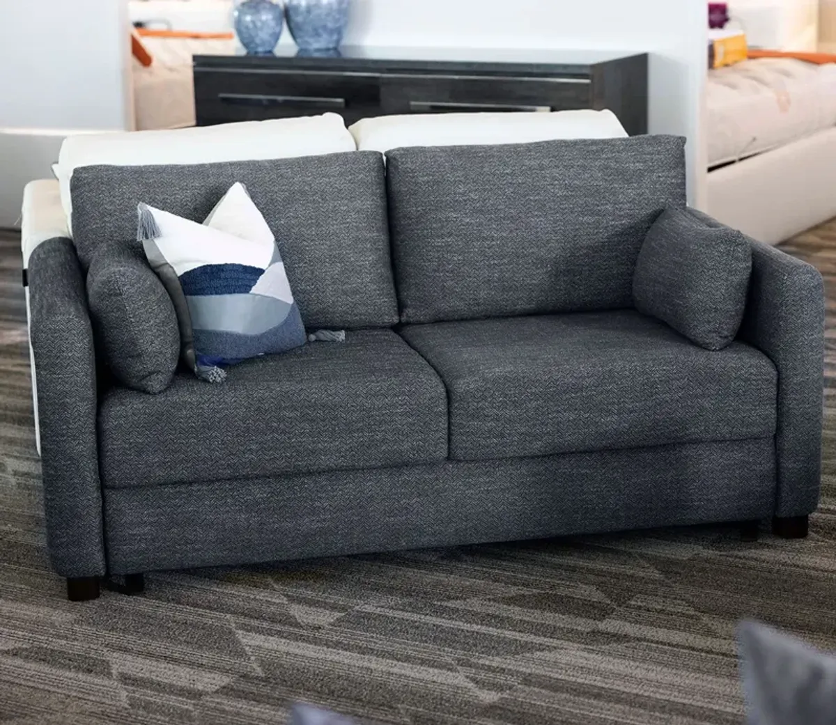 CM Home Amani Sleeper Sofa - Charcoal - Full XL