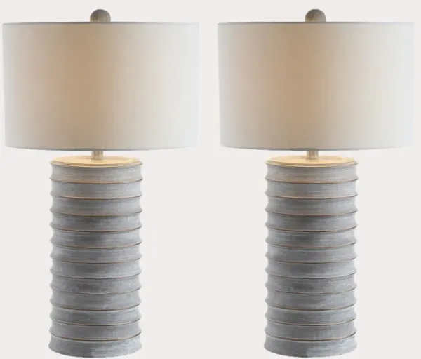 Safavieh Melina White Table Lamp Set of 2