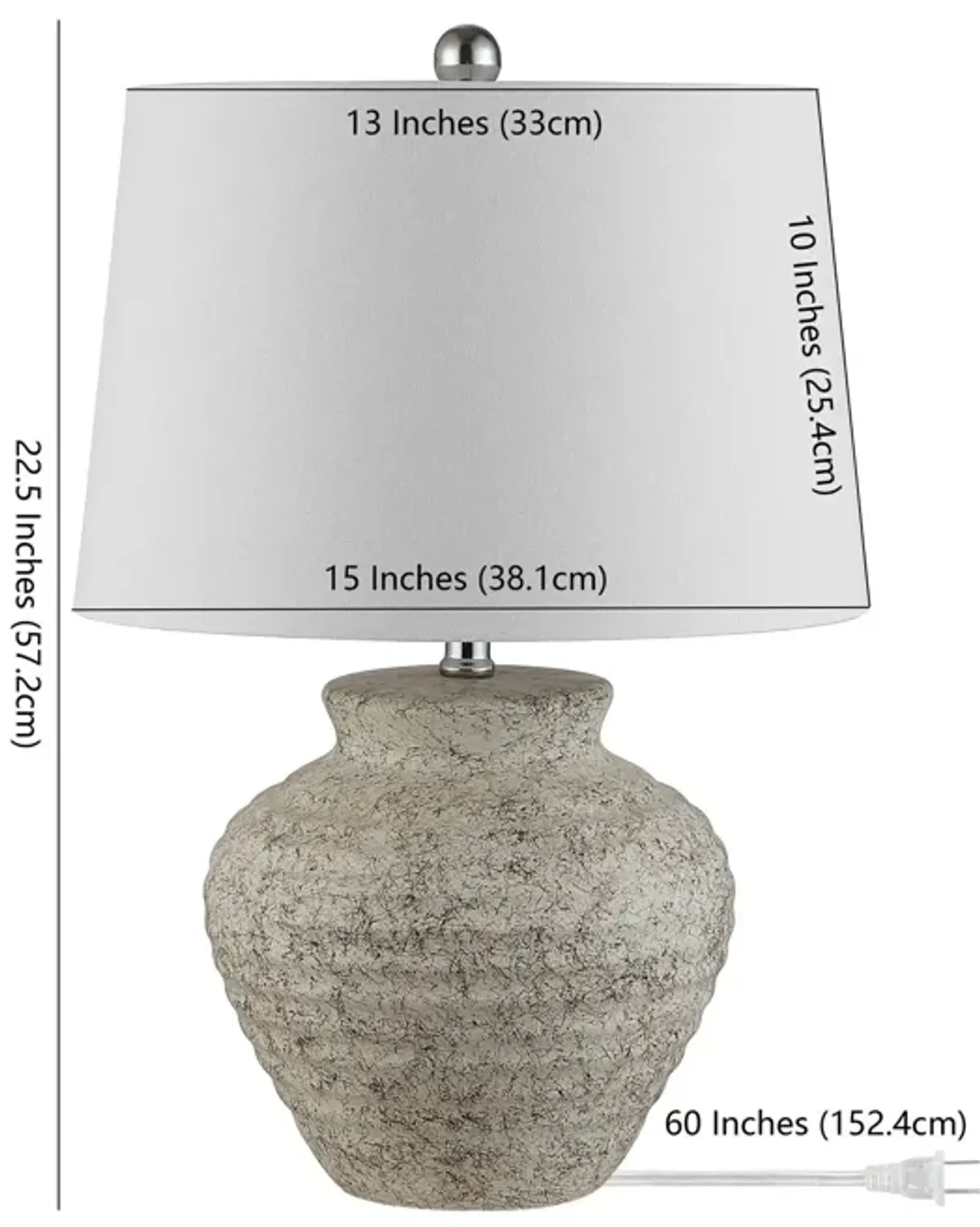 Safavieh Ledger Ceramic Table Lamp