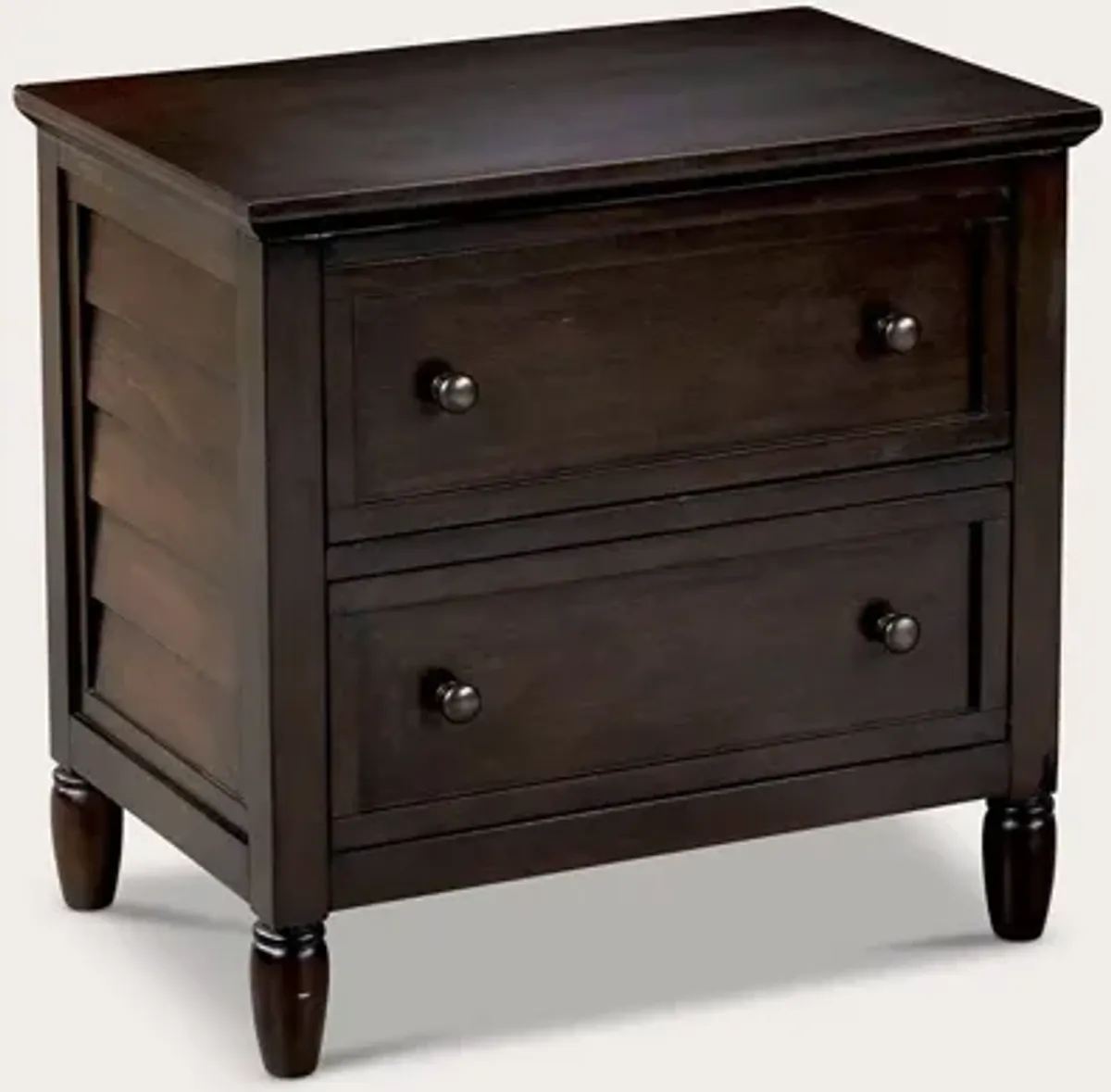 CM Home Delnoir 2-Drawer Nightstand - Driftwood