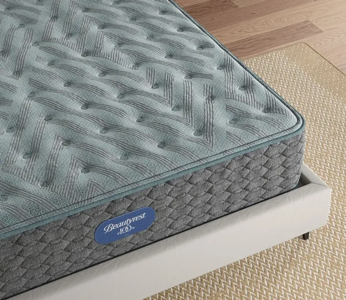 Simmons Beautyrest Tortuga Bay Medium Innerspring Mattress - Memory Foam - Queen