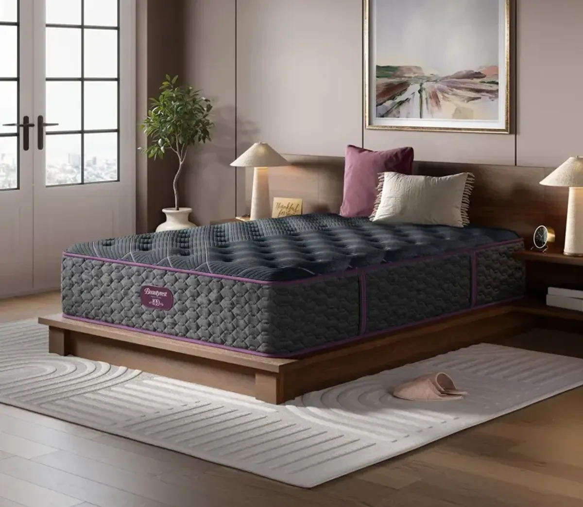 Simmons Beautyrest Emerald Coast Plush Innerspring Mattress - Memory Foam