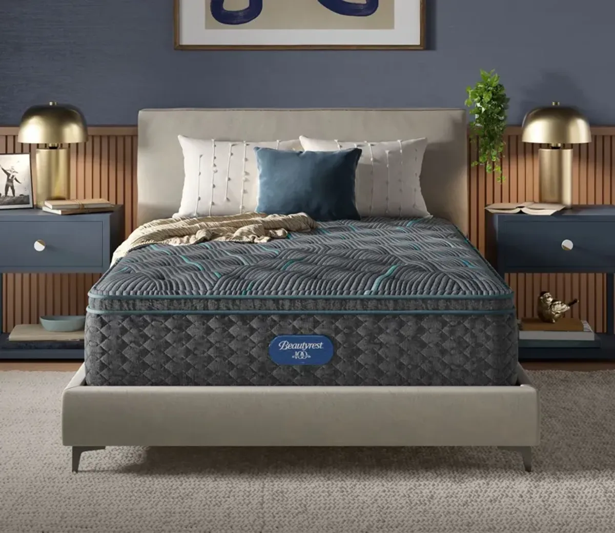 Simmons Beautyrest Sarasota Shores Plush Pillow Top Mattress - Memory Foam