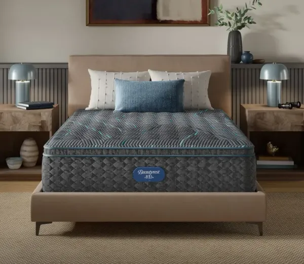 Simmons Beautyrest Sarasota Shores Medium-Firm Pillow Top Innerspring Mattress - Memory Foam - Twin XL