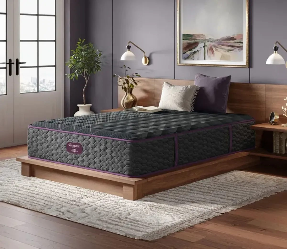 Simmons Beautyrest Emerald Coast Medium Firm Innerspring Mattress - Memory Foam - Twin