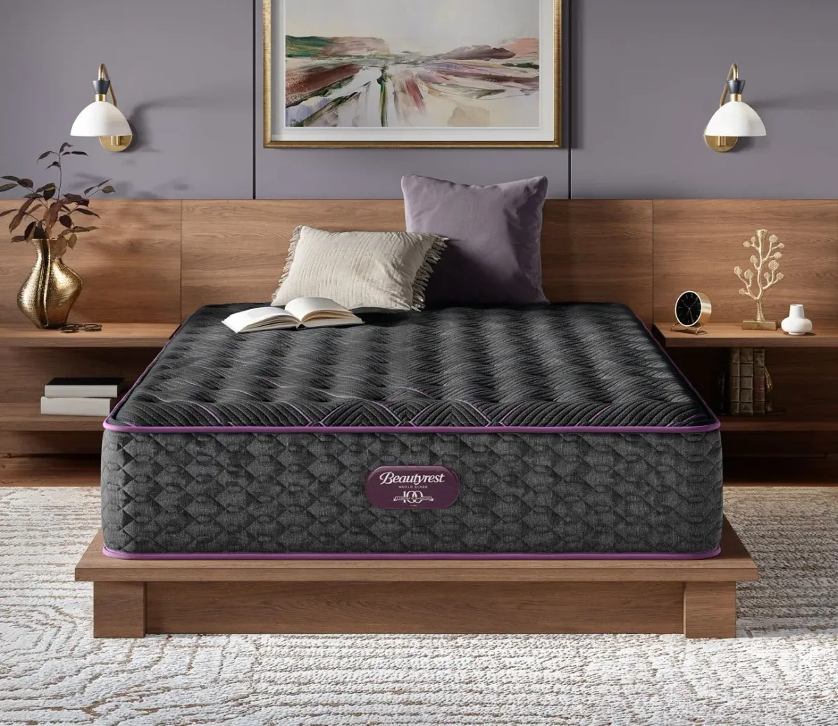 Simmons Beautyrest Emerald Coast Medium Firm Innerspring Mattress - Memory Foam - Queen