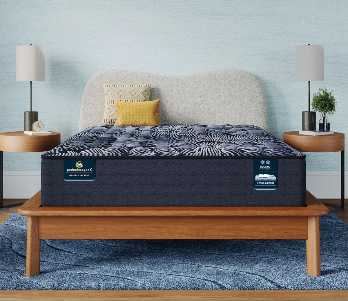 Serta Perfect Sleeper Coral Shores Quilted Firm Hybrid Mattress - Memory Foam