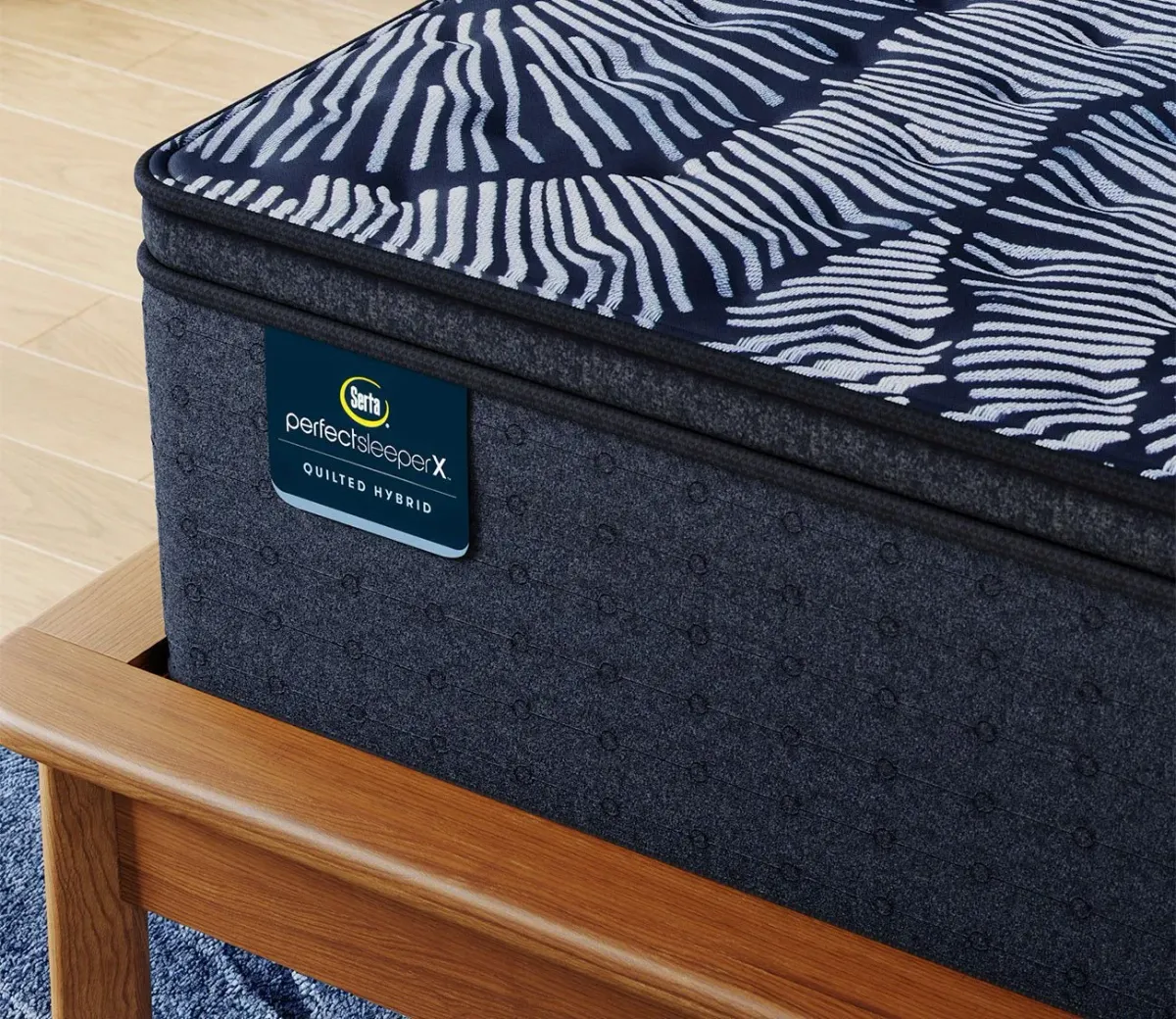 Serta Perfect Sleeper Gulf Moon Quilted Medium Pillow Top Hybrid Mattress - Memory Foam