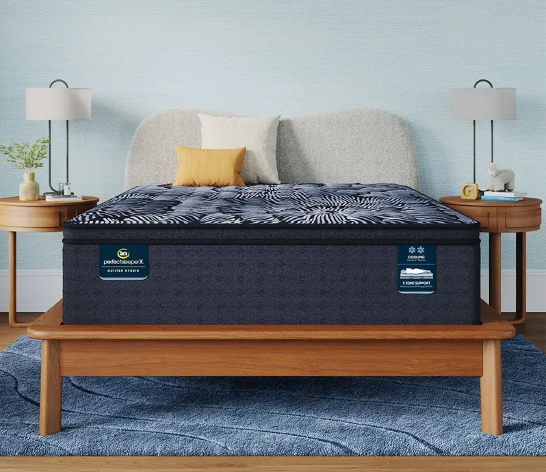 Serta Perfect Sleeper Gulf Moon Quilted Medium Pillow Top Hybrid Mattress - Memory Foam