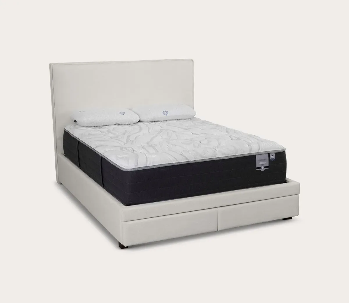 City Mattress Kemper Flange Bed - Bone - King
