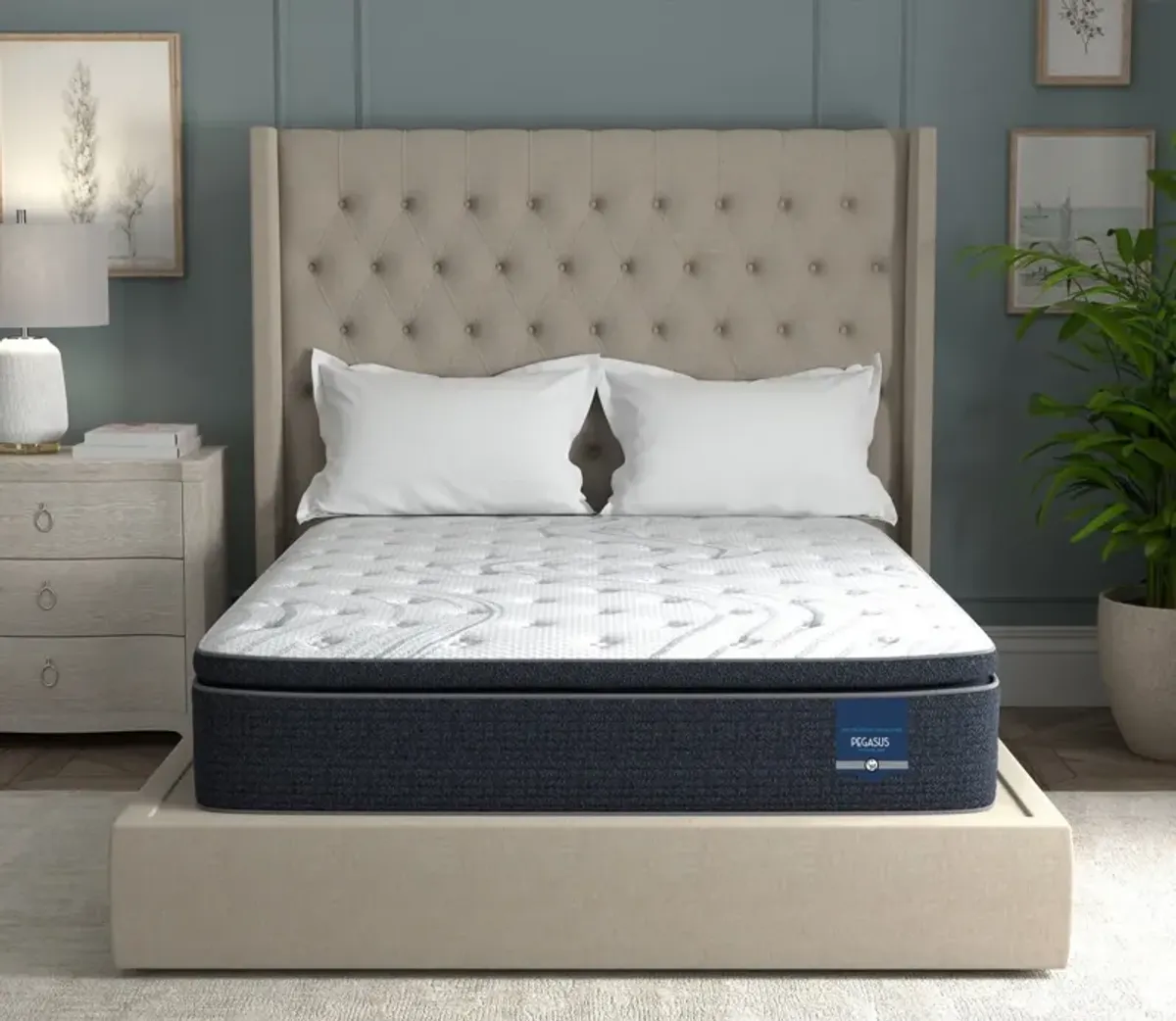 City Mattress Celestial Pegasus 2 Medium Euro Top Innerspring Mattress - Memory Foam - Twin XL