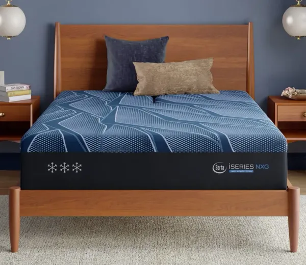 Serta iSeries NXG 3500 All-Foam Medium Mattress - Memory Foam - Split Head Queen
