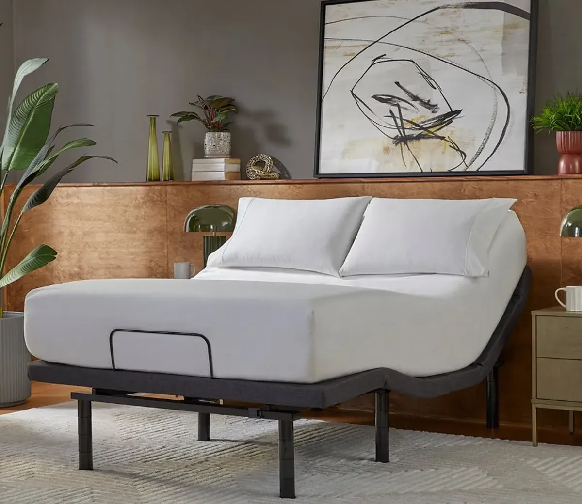 Serta Baselogic Platinum Adjustable Base - Memory Foam - Twin XL