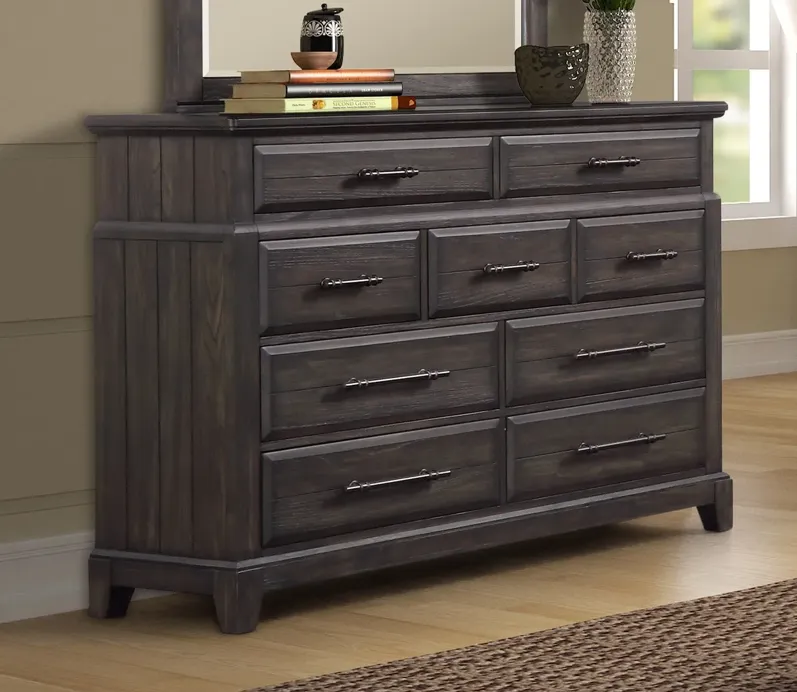 Bernard Furniture Group Bellamy Lane 9-Drawer Dresser - Brown