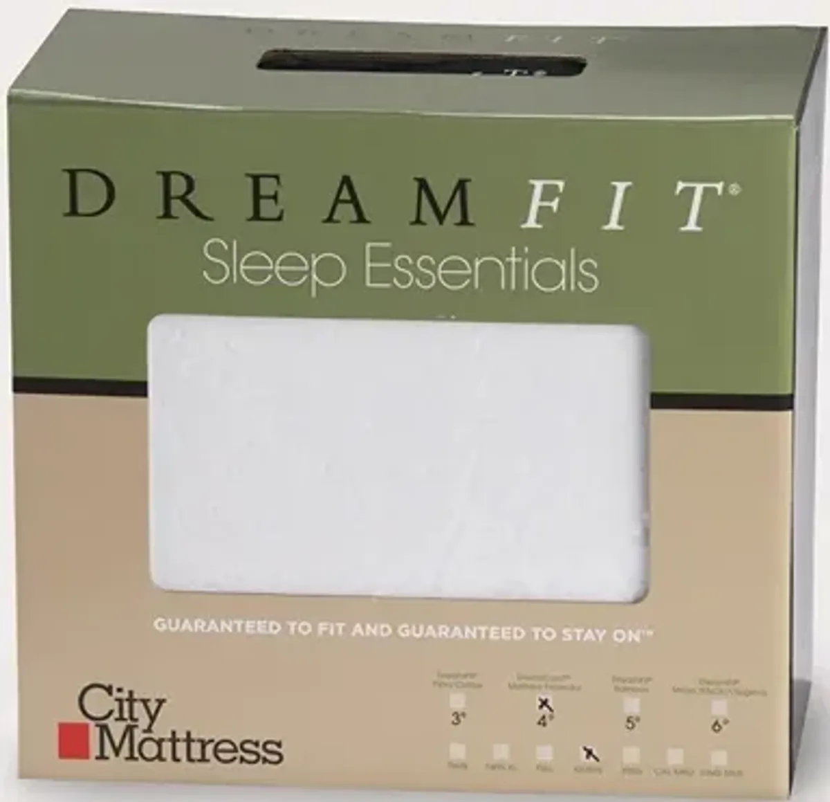 DreamFit DreamCool Waterproof Mattress Protector - Twin