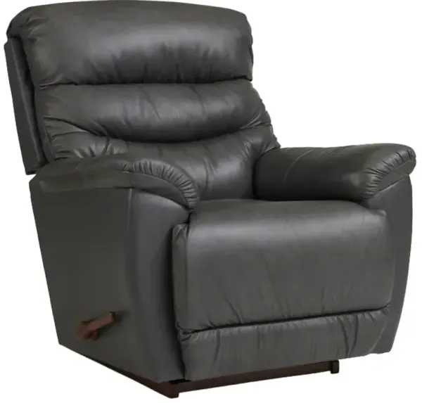 La-Z-Boy® Joshua Grey Leather Manual Rocking Recliner