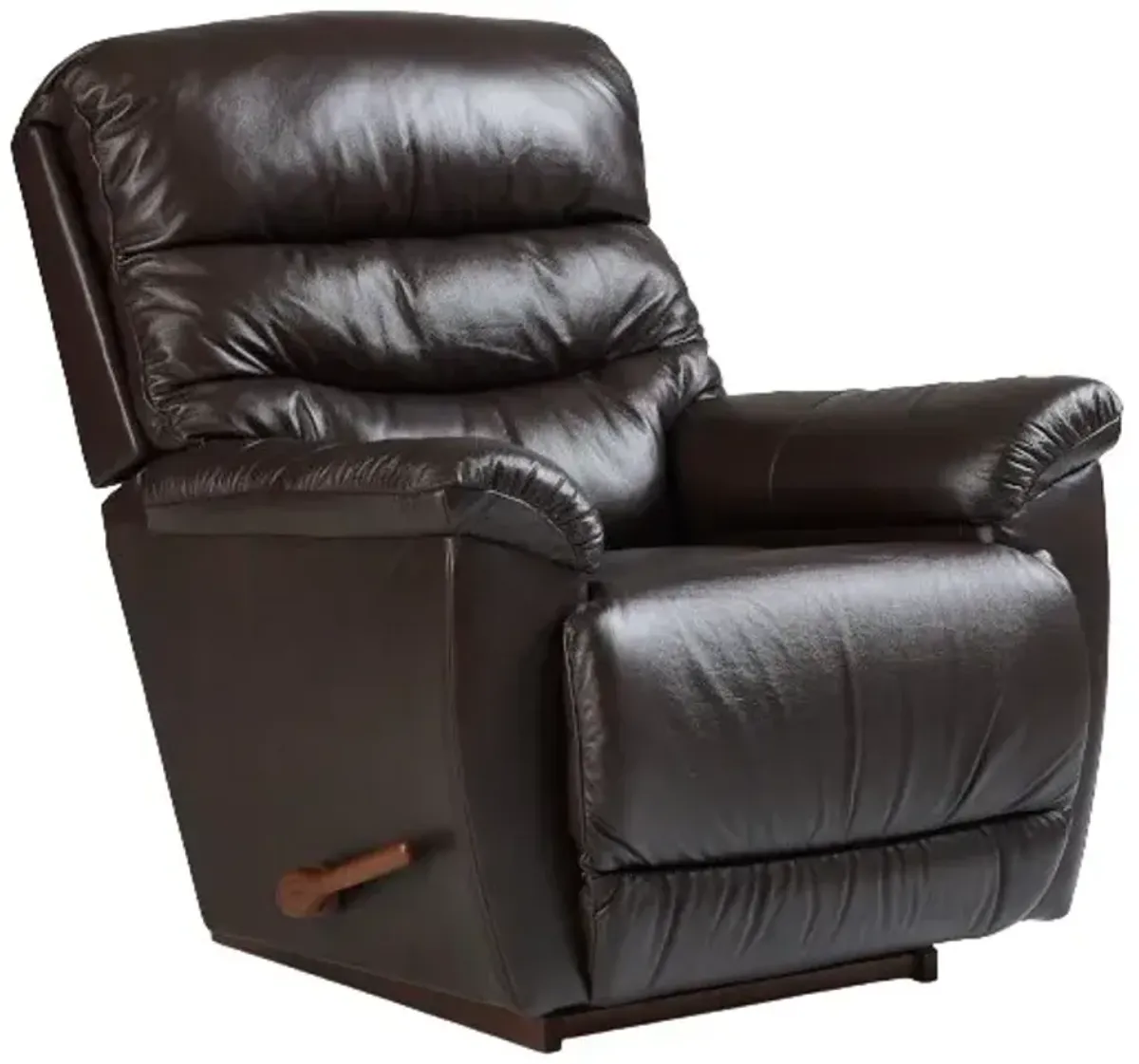 La-Z-Boy® Joshua Chestnut Leather Manual Rocking Recliner
