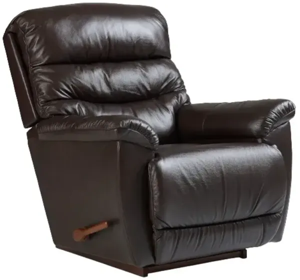 La-Z-Boy® Joshua Chestnut Leather Manual Rocking Recliner